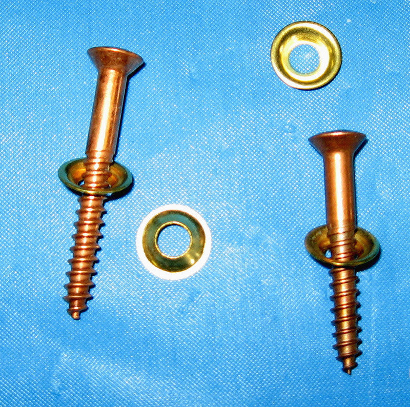 #10 Brass Finish Washer