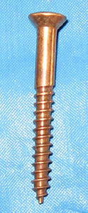 1 ¾ inch #10 Bronze Oval Head Screw