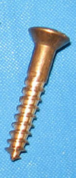 1 inch #8 Bronze Oval Head Screw
