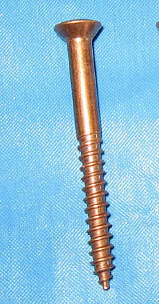 2 inch #10 Bronze Oval Head Screw