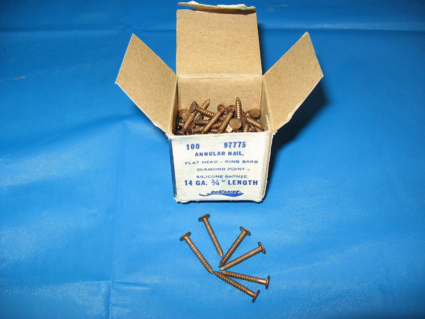 ¾ inch 14 gauge Bronze Decking Nail